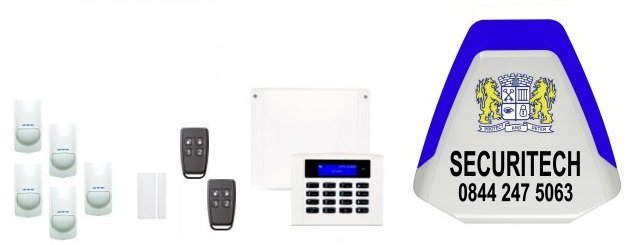South-Yorkshire served by Securitech Alarm Installers - Risco Intruder Alarms and Home Automation